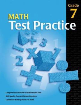 Paperback Math Test Practice Consumable, Grade 7 Book