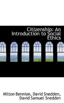 Paperback Citizenship: An Introduction to Social Ethics Book