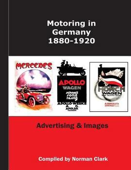 Paperback Motoring in Germany 1880-1920 Book