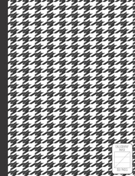 Calligraphy Notebook: 150 Pages Single Subject | Large 8.5 x 11 Modern Hand Lettering Practice for Beginners | Black White Houndstooth Cover