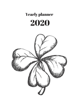 Paperback 2020 Yearly planner: nature themed calendar & organizer - 148 pages, 8,5" x 11" (version 21) Book