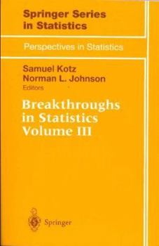 Paperback Breakthroughs in Statistics Book