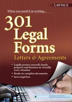 Paperback 301 Legal Forms, Letters & Agreements Book