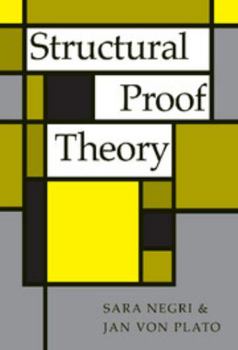Hardcover Structural Proof Theory Book