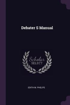 Paperback Debater S Manual Book