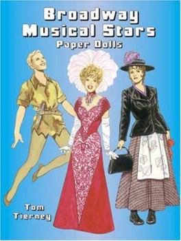 Paperback Broadway Musical Stars Paper Dolls Book