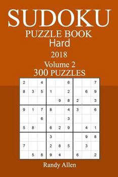 Paperback 300 Hard Sudoku Puzzle Book - 2018 Book