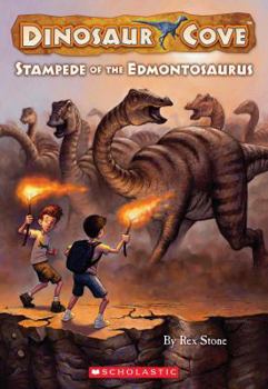 Paperback Stampede of the Edmontosaurus Book