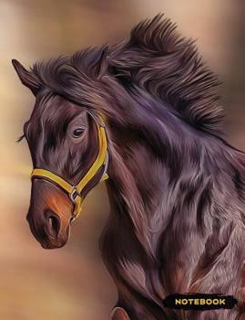 Notebook: Horse Lined Journal, Composition Notebook, Ruled Lines