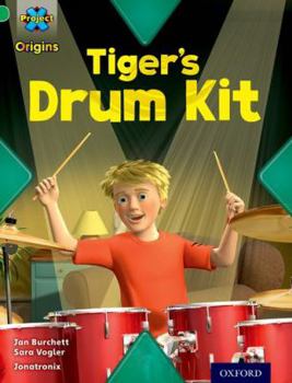 Paperback Project X Origins: Green Book Band, Oxford Level 5: Making Noise: Tiger's Drum Kit Book