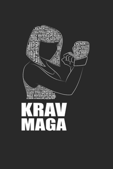 Krav Maga Notebook - Fighter Girl Journal Planner: Selfe Defense Martial Arts Organizer For Girls Women