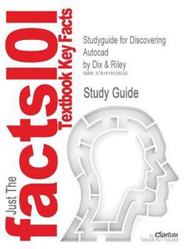 Paperback Studyguide for Discovering AutoCAD by Riley, Dix &, ISBN 9780132151887 Book