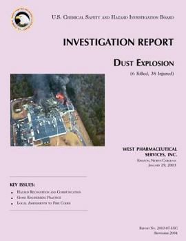 Paperback Investigation Report Dust Explosion Book