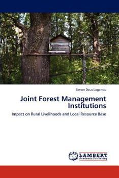 Paperback Joint Forest Management Institutions Book