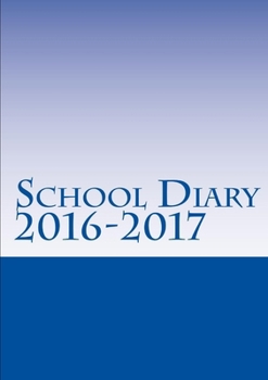 Paperback School Diary 2016-2017 Book