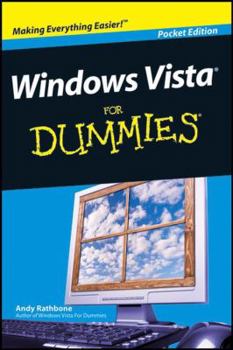 Paperback Windows Vista for Dummies Pocket Edition Book