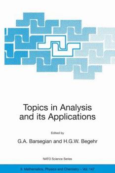 Paperback Topics in Analysis and Its Applications Book