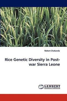 Paperback Rice Genetic Diversity in Post-war Sierra Leone Book