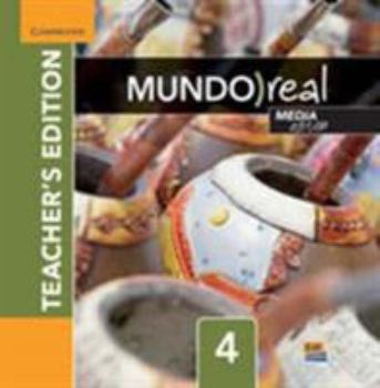 Paperback Mundo Real Level 4 Teacher's Edition Plus Eleteca Access and Digital Master Guide Media Edition [With eBook] [Spanish] Book