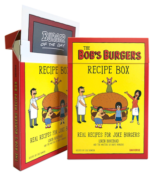 Cards The Bob's Burgers Recipe Box: Real Recipes for Joke Burgers Book