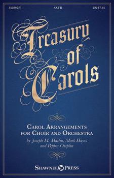 Paperback Treasury of Carols: Carol Arrangements for Choir and Orchestra Book