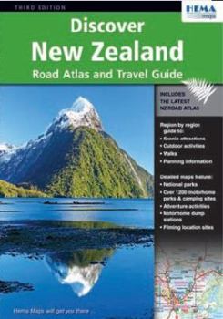 Spiral-bound Discover New Zealand Atlas and Guide Book