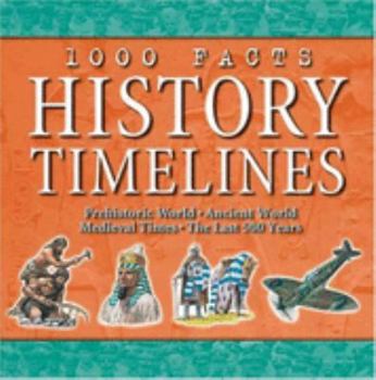 Hardcover 1000 Facts History Timelines Book