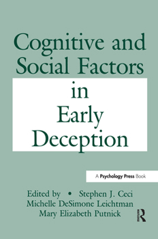 Hardcover Cognitive and Social Factors in Early Deception Book