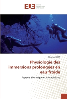 Paperback Physiologie des immersions prolongées en eau froide [French] Book