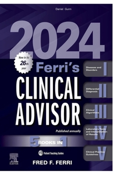 Paperback 2024 Ferri's Clinical Advisor Book