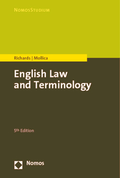 Paperback English Law and Terminology Book