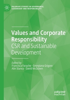 Paperback Values and Corporate Responsibility: Csr and Sustainable Development Book