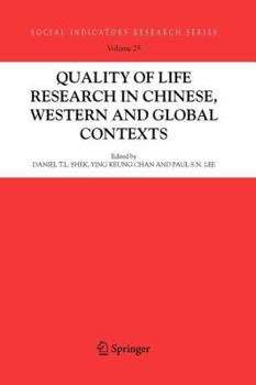 Paperback Quality-Of-Life Research in Chinese, Western and Global Contexts Book