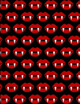 Notebook: Vampire Fangs Notebook|110 pages|Glossy Cover|Perfect gift for vampire lovers or school notebook, diary, journal or to keep ideas