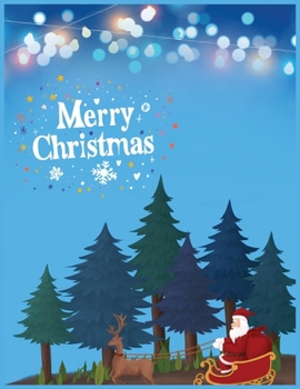 Merry Christmas: Best Christmas Blank Lined Notebook Journal, Notebook Gift 110 pages 8.5 x 11'' Blank Lined Journal - ... - for Journalism, Notes, Composition Book