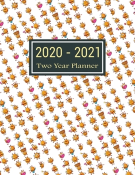 2020-2021 Two Year Planner: Cute Bee Two Year Planner, Two Year Calendar 2020-2021, Daily Monthly Planner 2020 Size 8.5 x 11 Inch, 24 Months Calendar, ... Organizer, Logbook, Planner 2020-2021 daily