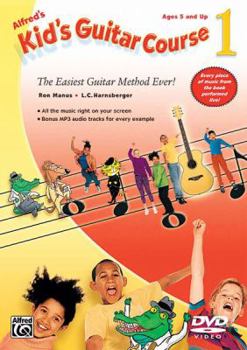 DVD Alfred's Kid's Guitar Course 1: The Easiest Guitar Method Ever!, DVD Book