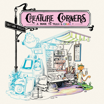 Paperback Creature Corners: A Book to Trace and Color Book