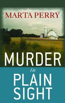 Hardcover Murder in Plain Sight [Large Print] Book