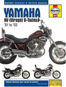 Hardcover Haynes Yamaha XV V-Twins Service and Repair Manual Book