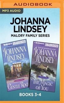 MP3 CD Johanna Lindsey Malory Family Series: Books 3-4: Gentle Rogue & the Magic of You Book