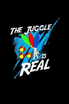 The juggle is real: 6x9 JUGGLING | dotgrid | dot grid paper | notebook | notes