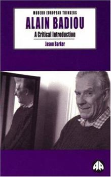 Paperback Alain Badiou: A Critical Introduction Book