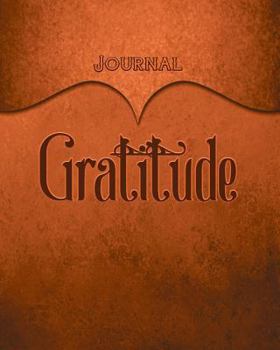 Paperback Gratitude Journal: Orange 8x10 128 Page Lined Journal Notebook Diary (Volume 1) Book