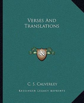 Paperback Verses And Translations Book