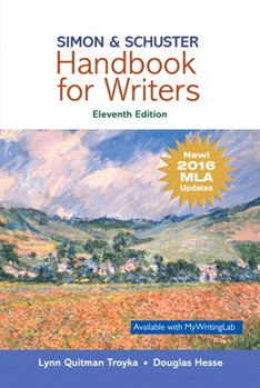 Paperback Simon & Schuster Handbook for Writers, MLA Update Edition Book