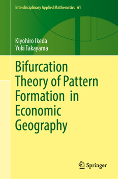 Hardcover Bifurcation Theory of Pattern Formation in Economic Geography Book