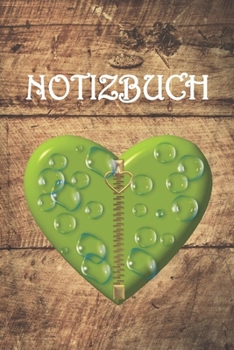 Notizbuch: Herz modern rustikal, A5, blanko Notizblock (German Edition)