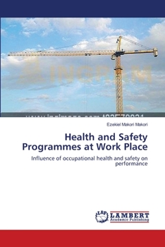Paperback Health and Safety Programmes at Work Place Book