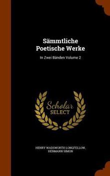Hardcover Sämmtliche Poetische Werke: In Zwei Bänden Volume 2 Book